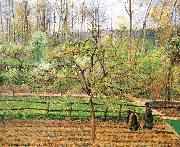 Camille Pissarro Women in the spring of the fence Germany oil painting artist
